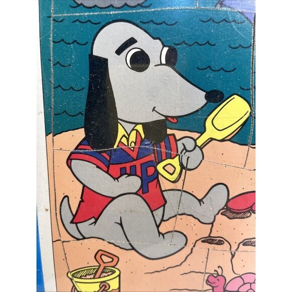 Vintage Playskool Wooden Puzzle Lamb Chop 1994 Shari Lewis Sunny NOS - Picture 8 of 16